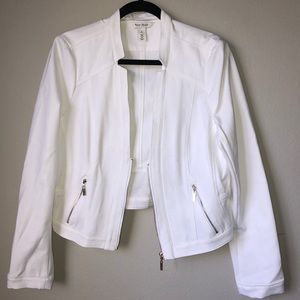 White House Black Market White Jacket